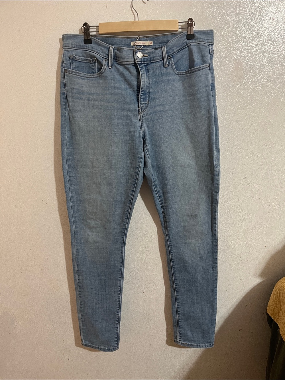 Levi's Light Blue Skinny Jeans — Stretch Denim